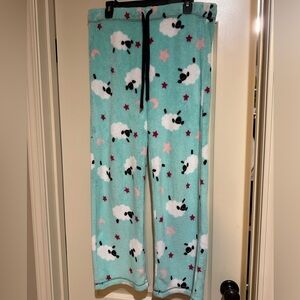 Light Blue Sheep Pajama Pants